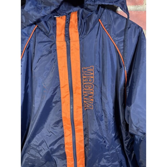 Vintage Y2k Starter Jacket University of Virginia UVA Cavaliers Blue Adult Large - Picture 2 of 9